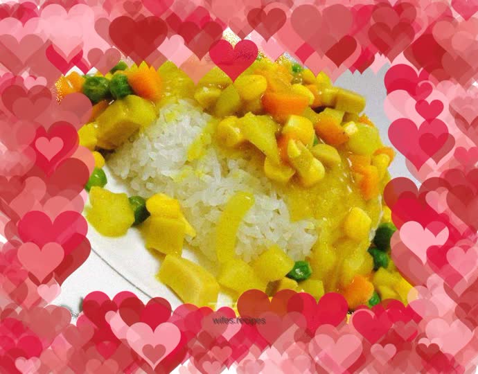 Lazy curry rice