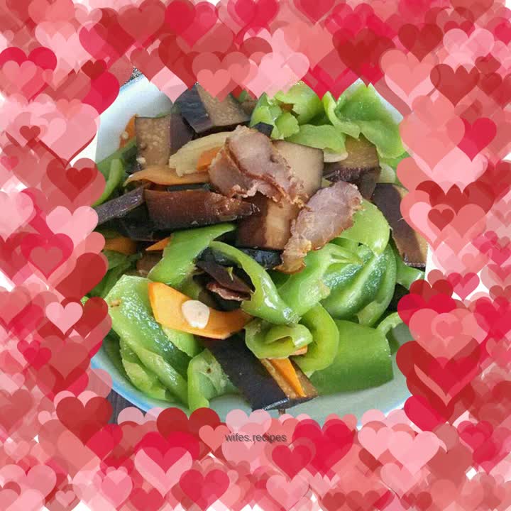 Stir-fried bacon with flavor