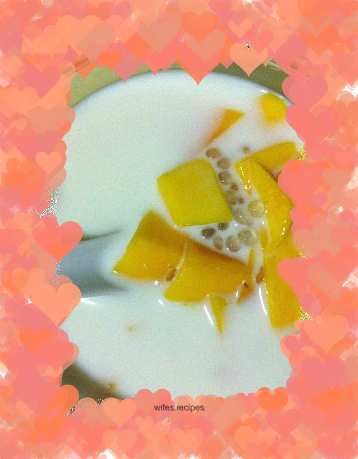 Mango Coconut Milk Sago