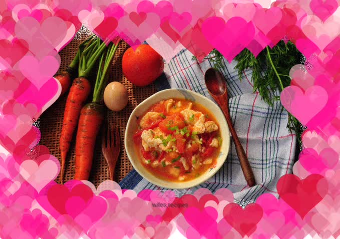 Scrambled eggs with tomatoes