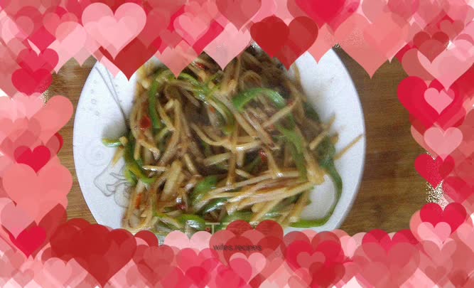 Hot and sour potato shreds