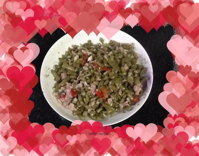 Minced Pork and Pickled Beans