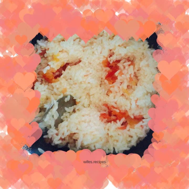 One tomato rice (coconut flavor)