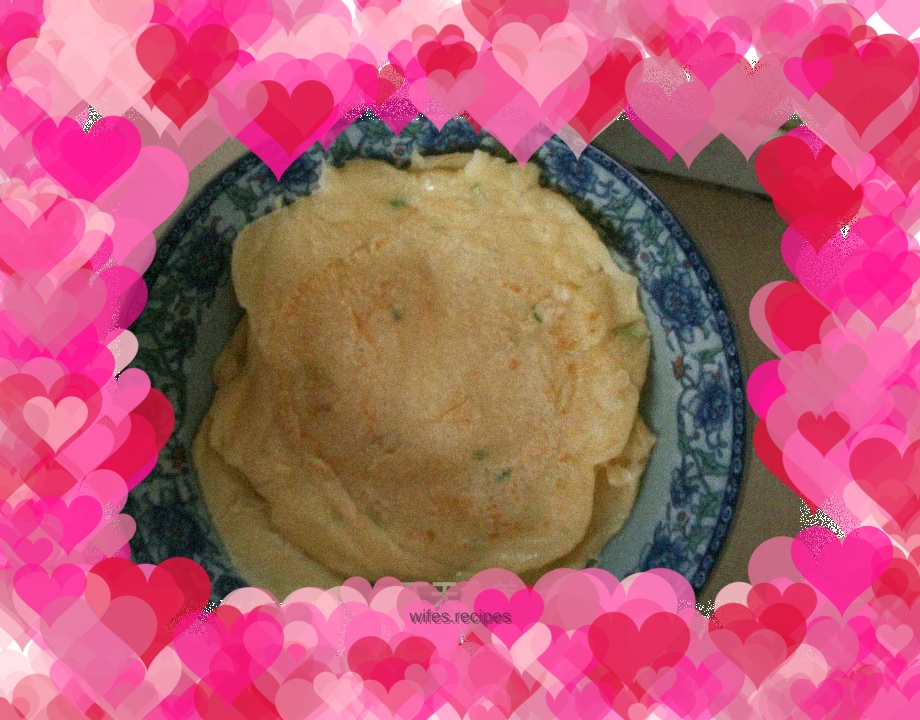Egg and green onion pancake