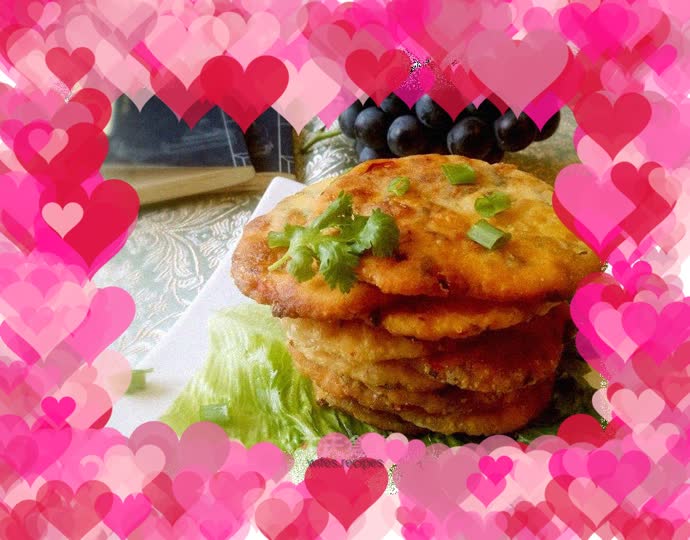 Crispy scallion pancake