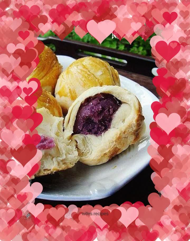 Purple sweet potato cake