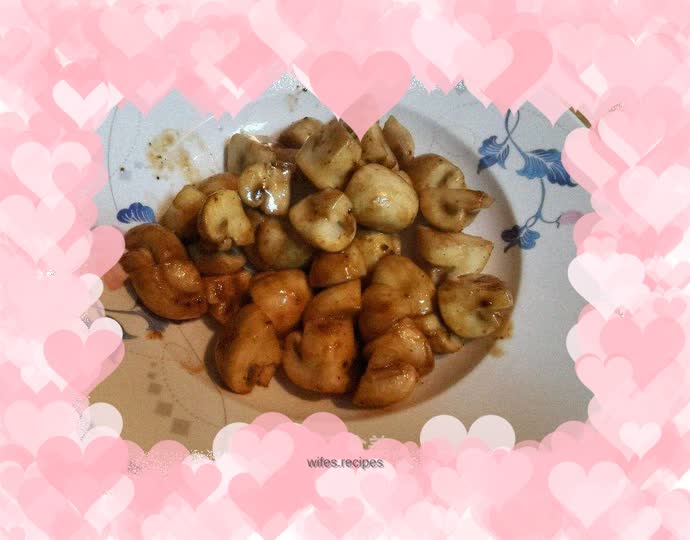 Simple and quick stir-fried mushrooms