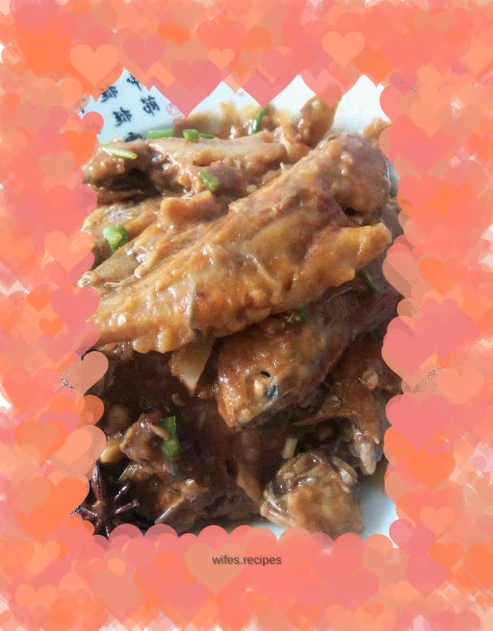 Braised small yellow croaker in soy sauce