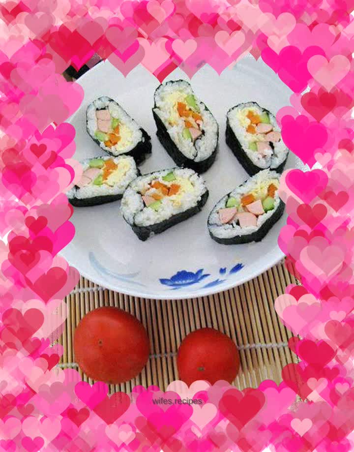 Try the healthy ginger sushi