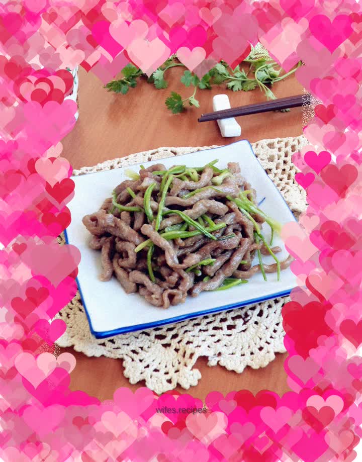 [Tianjin] Stir-fried shredded beef with coriander