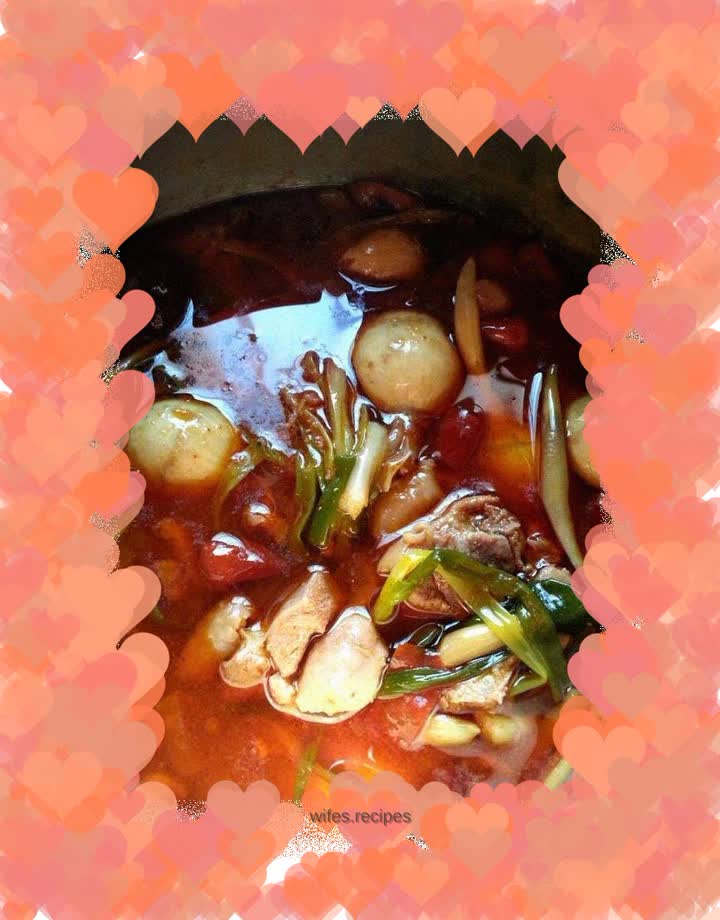 Braised Chicken with Mushroom and Yellow