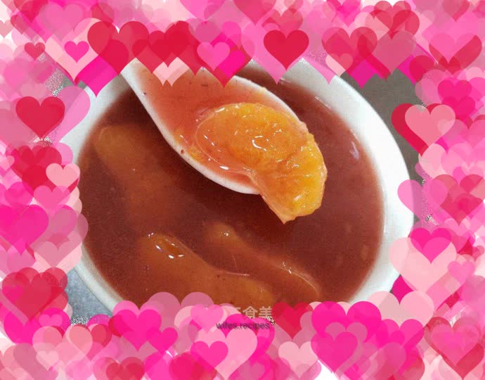 Hawthorn orange soup