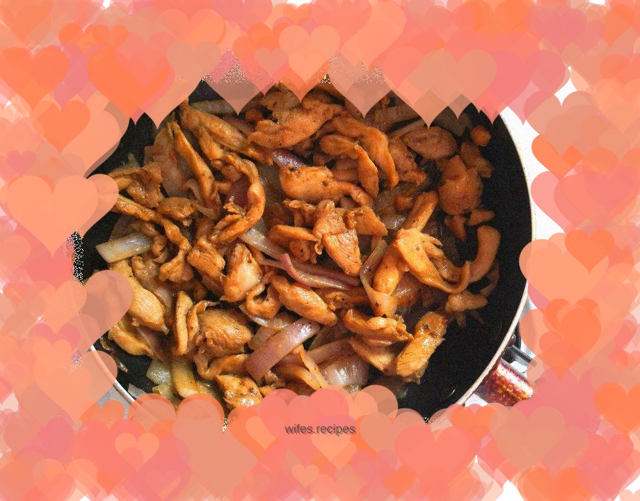 Fried pork with black pepper sauce