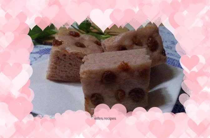 Purple sweet potato cake