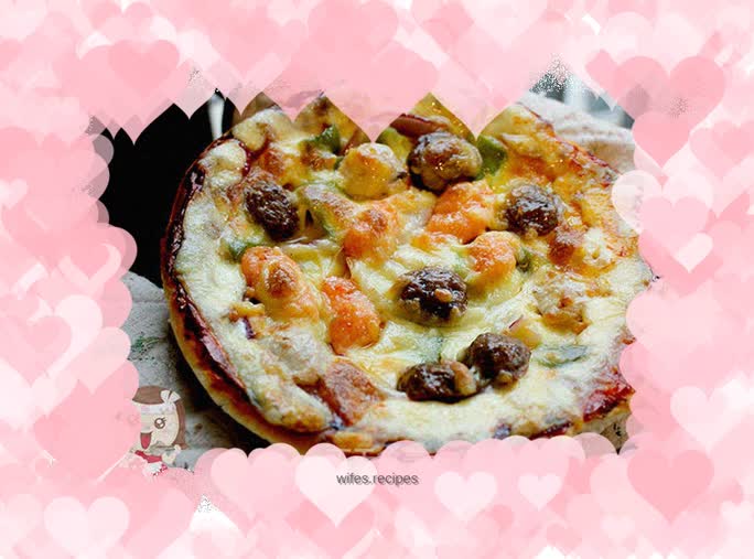 Easy Beef Ball Pizza