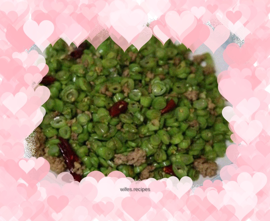 Minced Pork and Green Beans