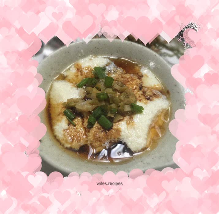 Homemade tofu curd