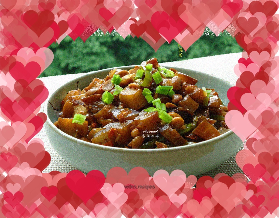 Braised eggplant with Laba beans