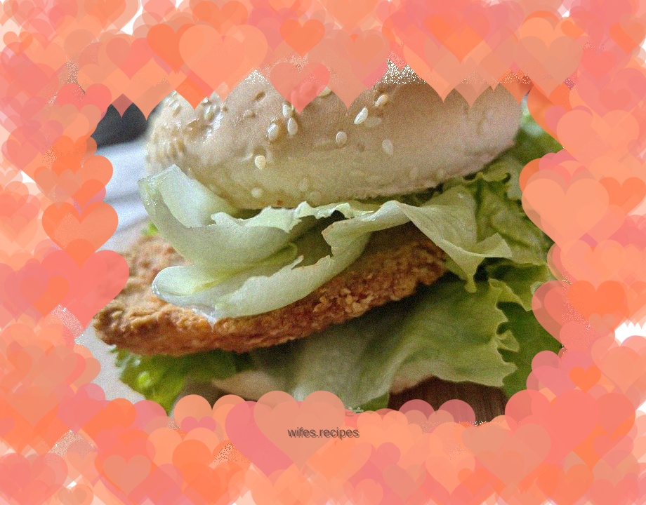 Family Version Chicken Steak Burger