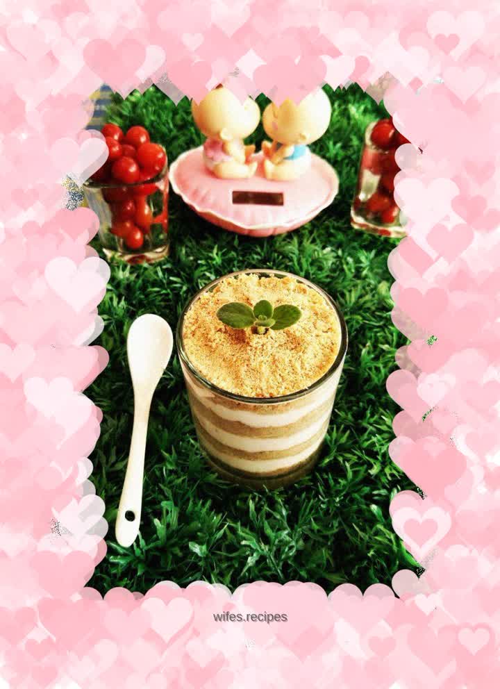 Yogurt wood bran cup