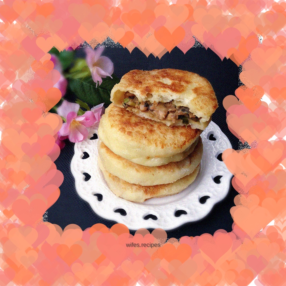 Baked Mushroom Pancakes