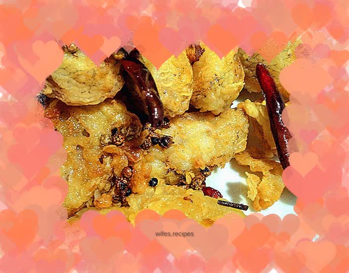 Spicy puff pastry cod