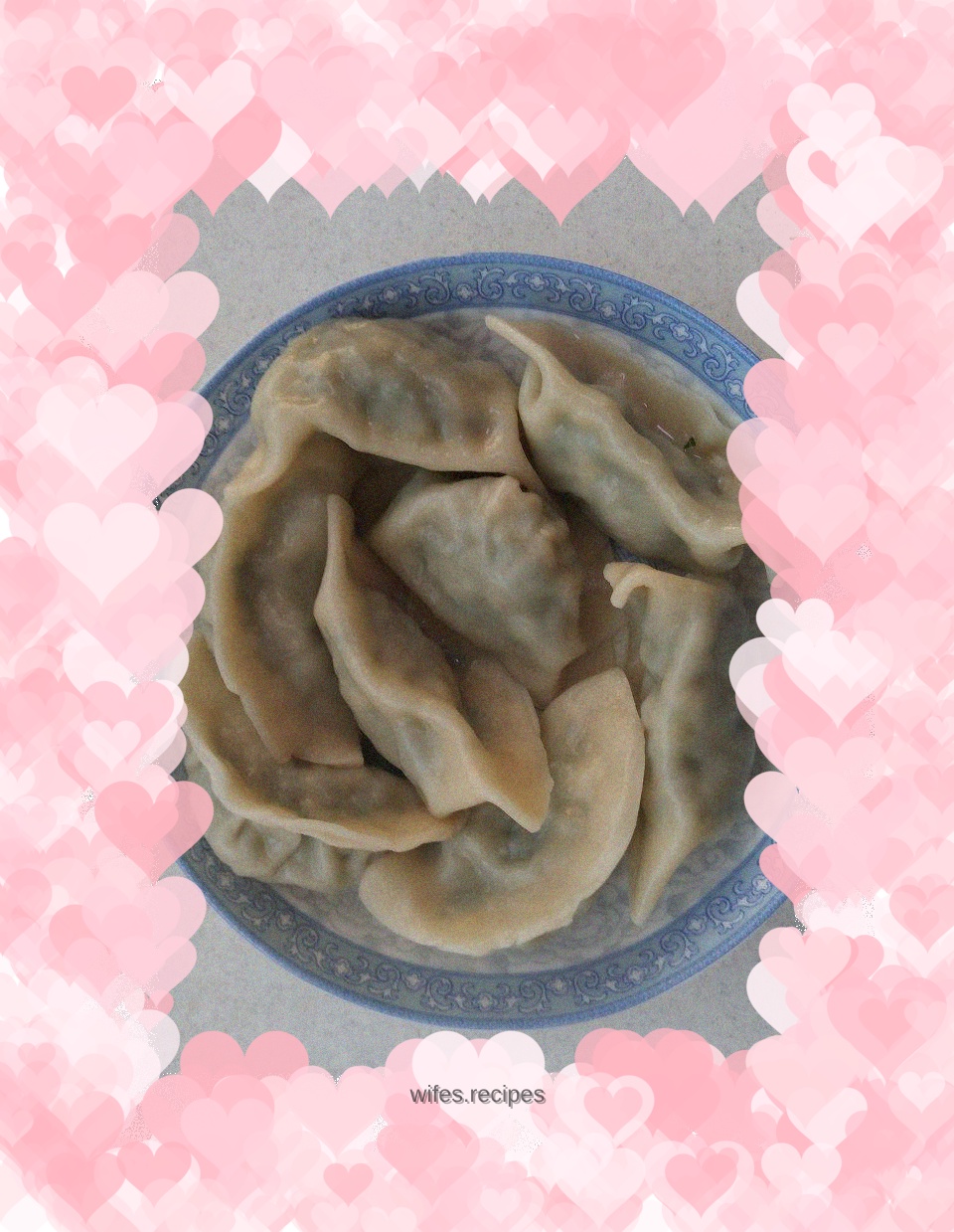 Gray vegetable dumplings