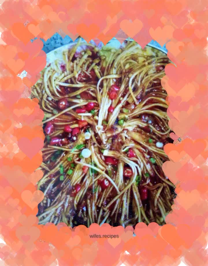 Spicy Enoki Mushrooms