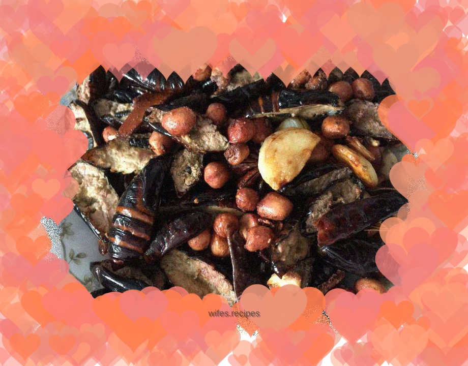 Open edge cicada pupa