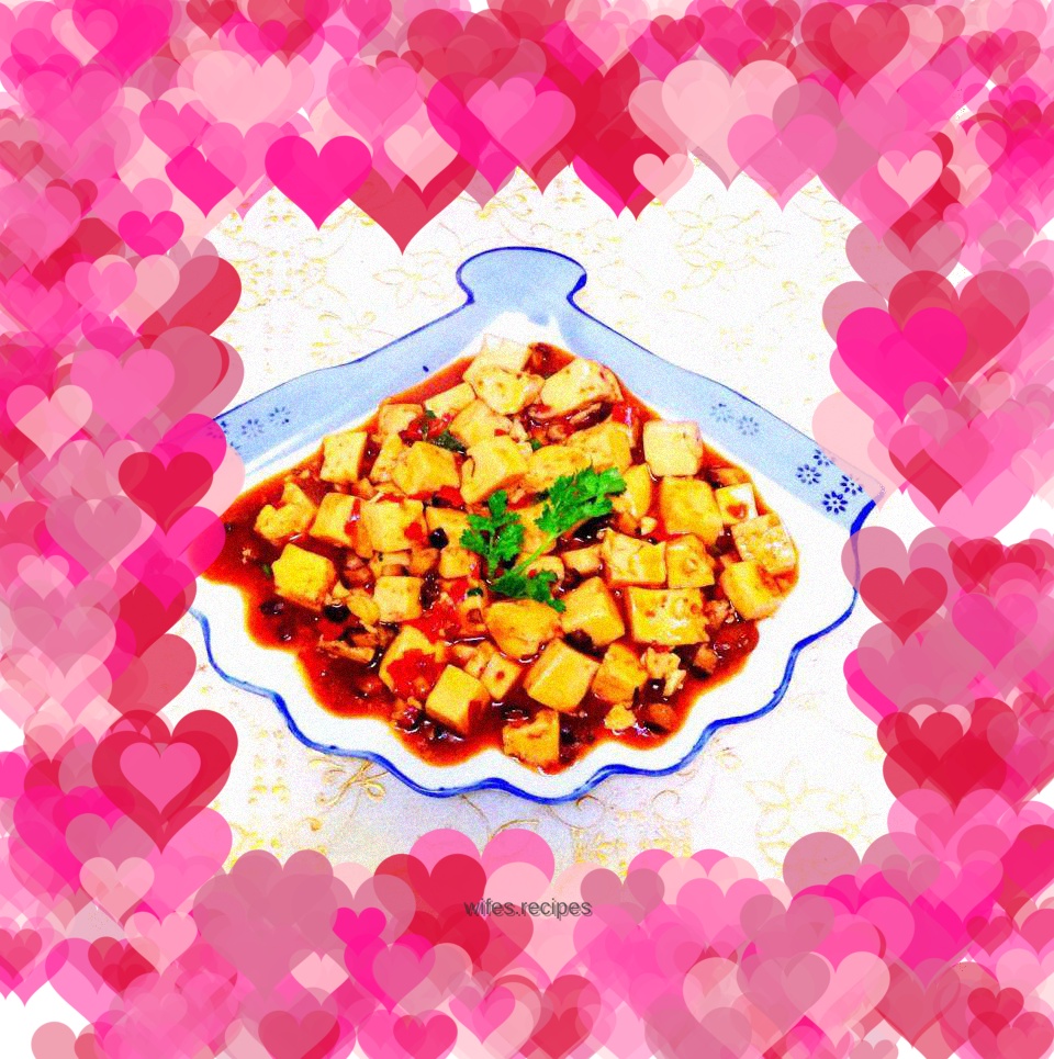 【Mapo Tofu】---It comes with homemade soft tofu, spicy and delicious