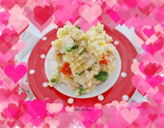 Egg yolk flavored salad dressing