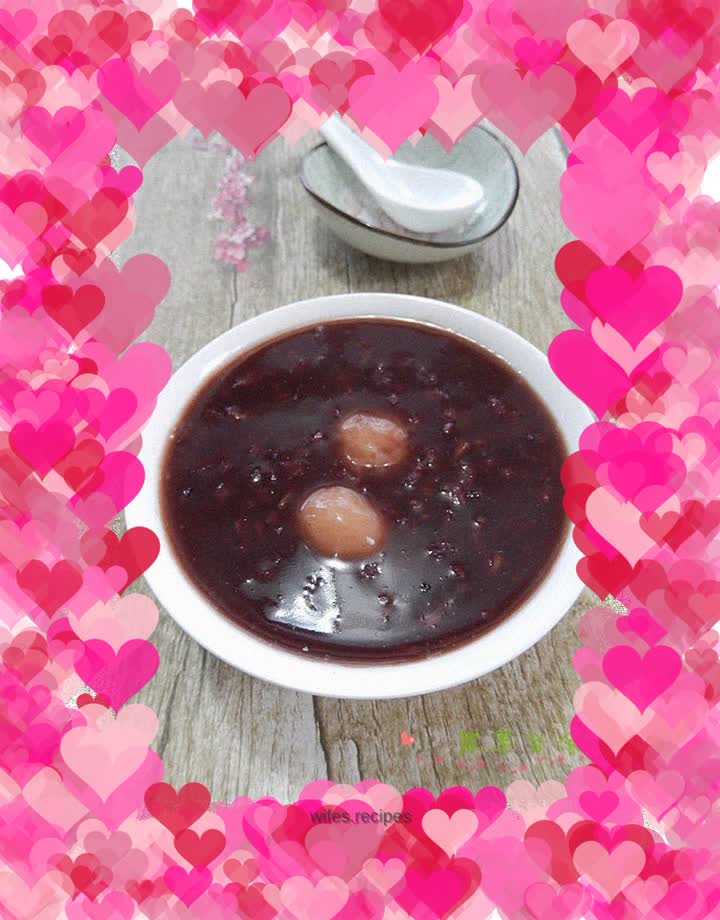 Double rice glutinous rice porridge