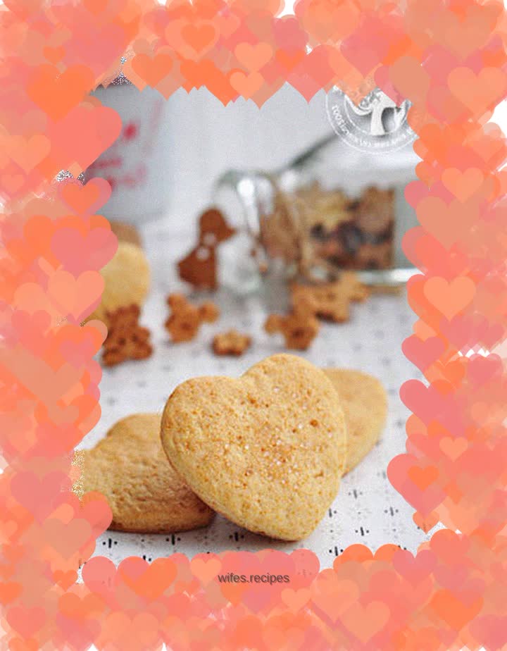 Egg custard biscuits