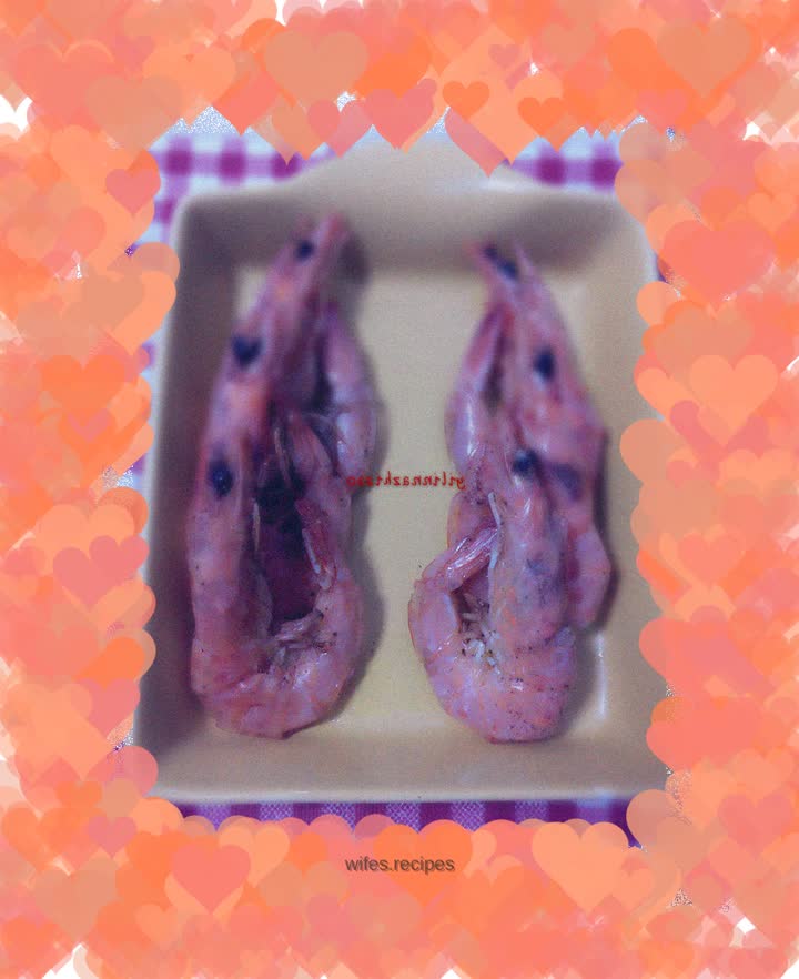 Grilled Shrimp with Black Pepper~Microwave Version~