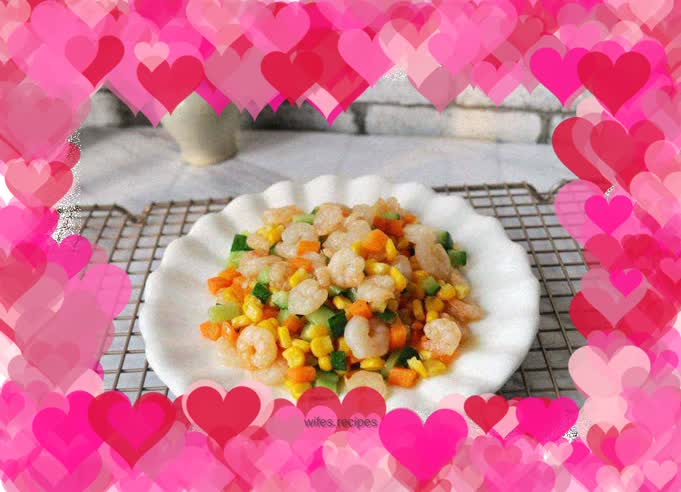 【Shandong】Three-color fried shrimps