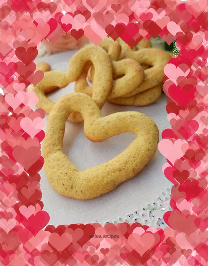 Egg black tea cookies