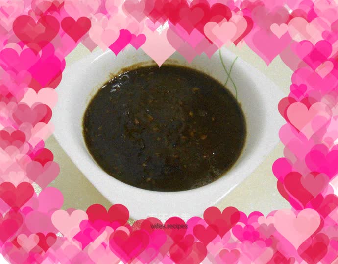 Companion to pasta and pizza – black pepper sauce