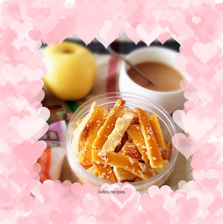 Coconut shredded grapefruit peel candy