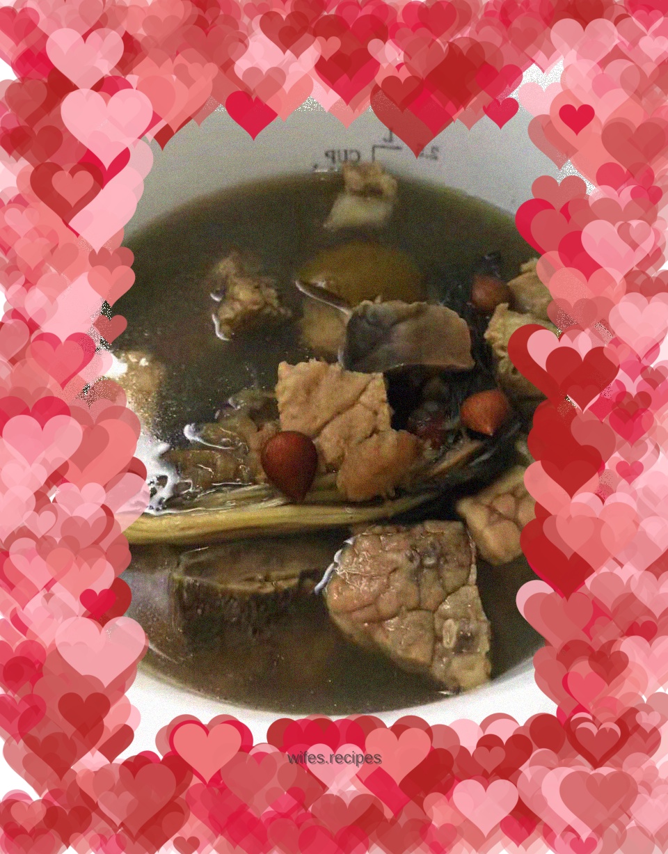 Dried vegetable soup that nourishes the lungs and reduces fire