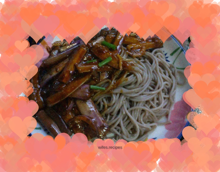 Sautéed Eggplant Noodles