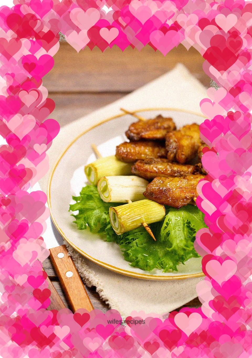 Grilled chicken wings