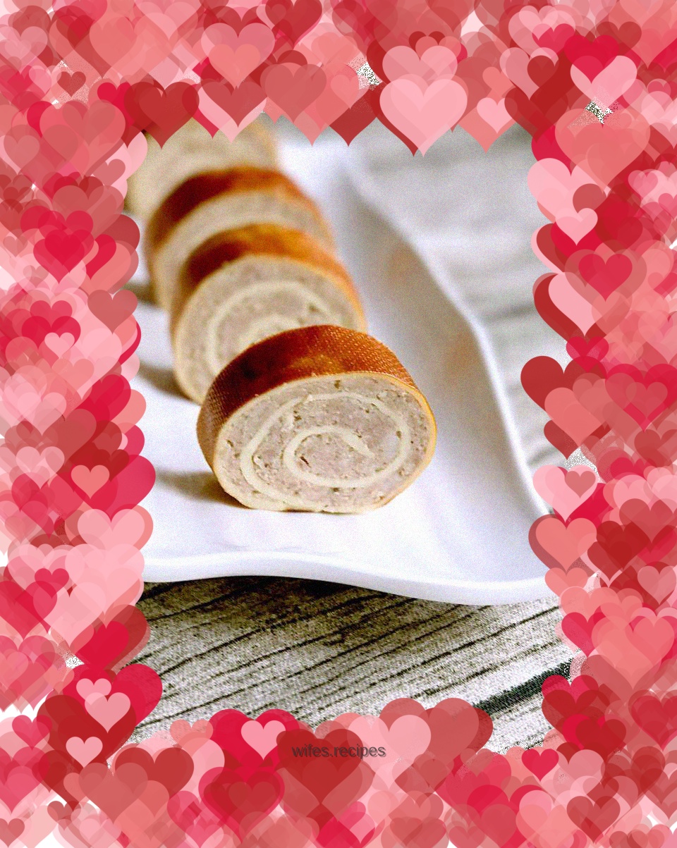 Smoked tofu skin meat rolls