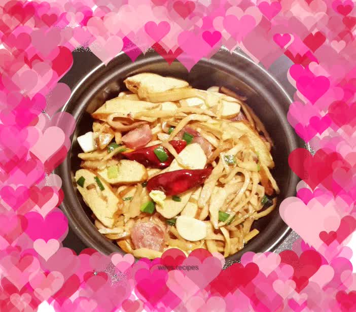 Dried tofu and smoked bamboo shoots🥠🍘