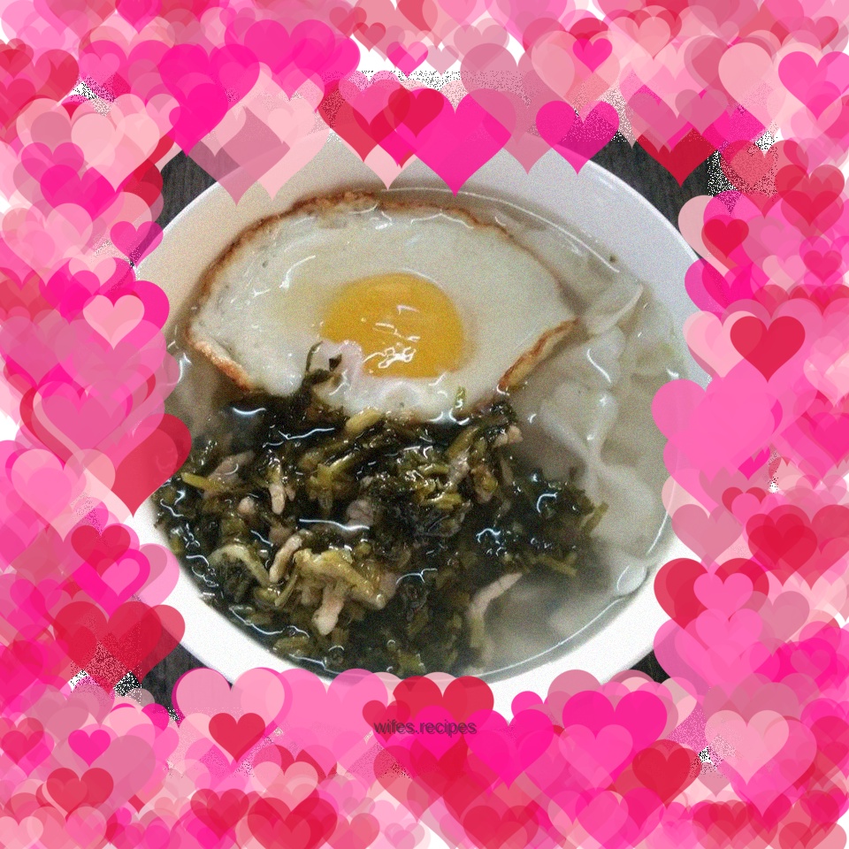 Butterfly Noodles with Pickled Pork and Vegetables