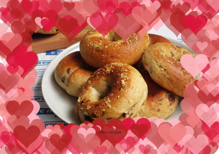 【Lemon germ red grape bagel】