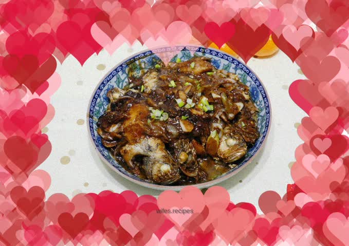 Braised small yellow flowers in soy sauce