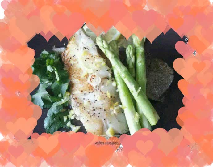 Pan-fried cod