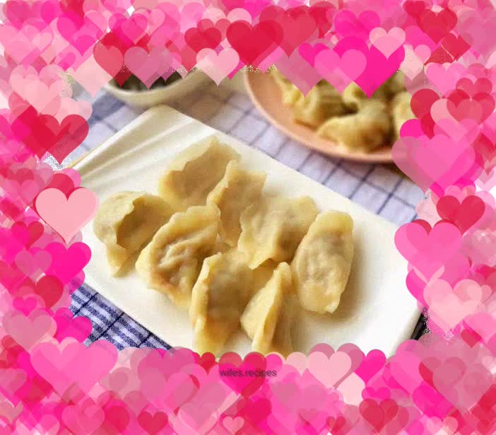 Lamb and carrot dumplings