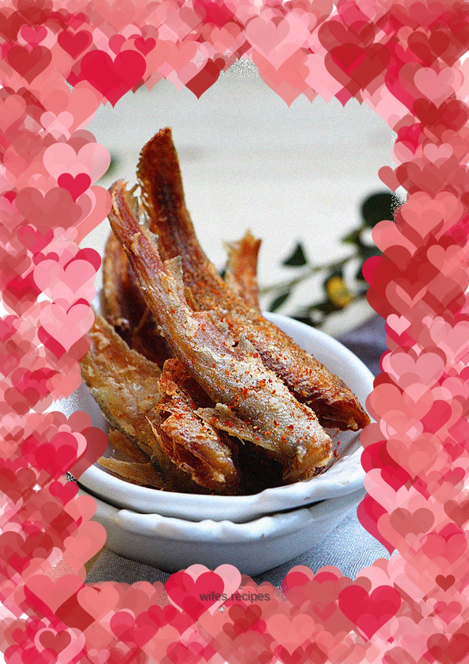 Dry fried saury