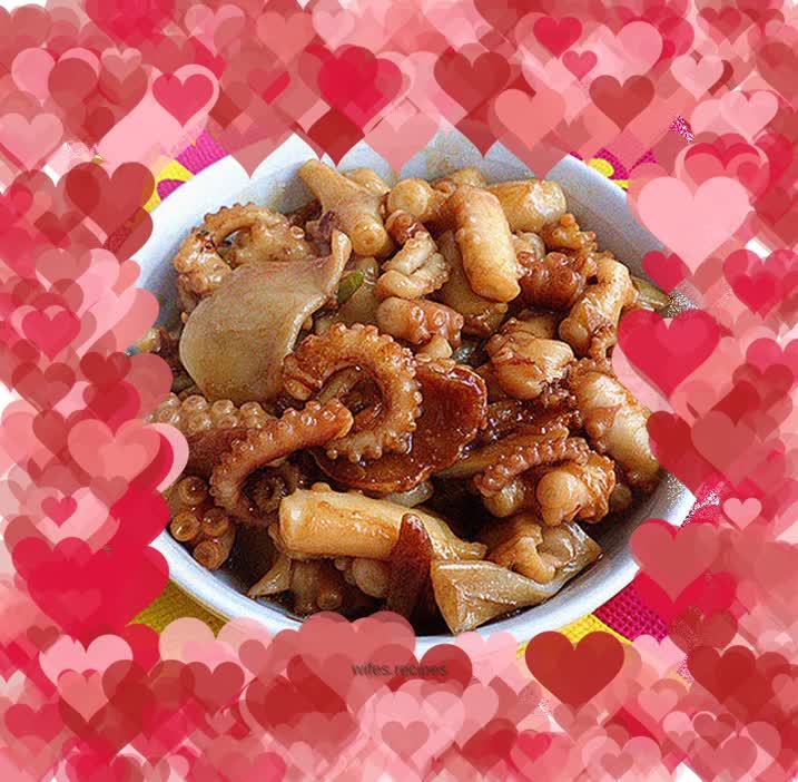 Stir-fried Octopus with Sauce